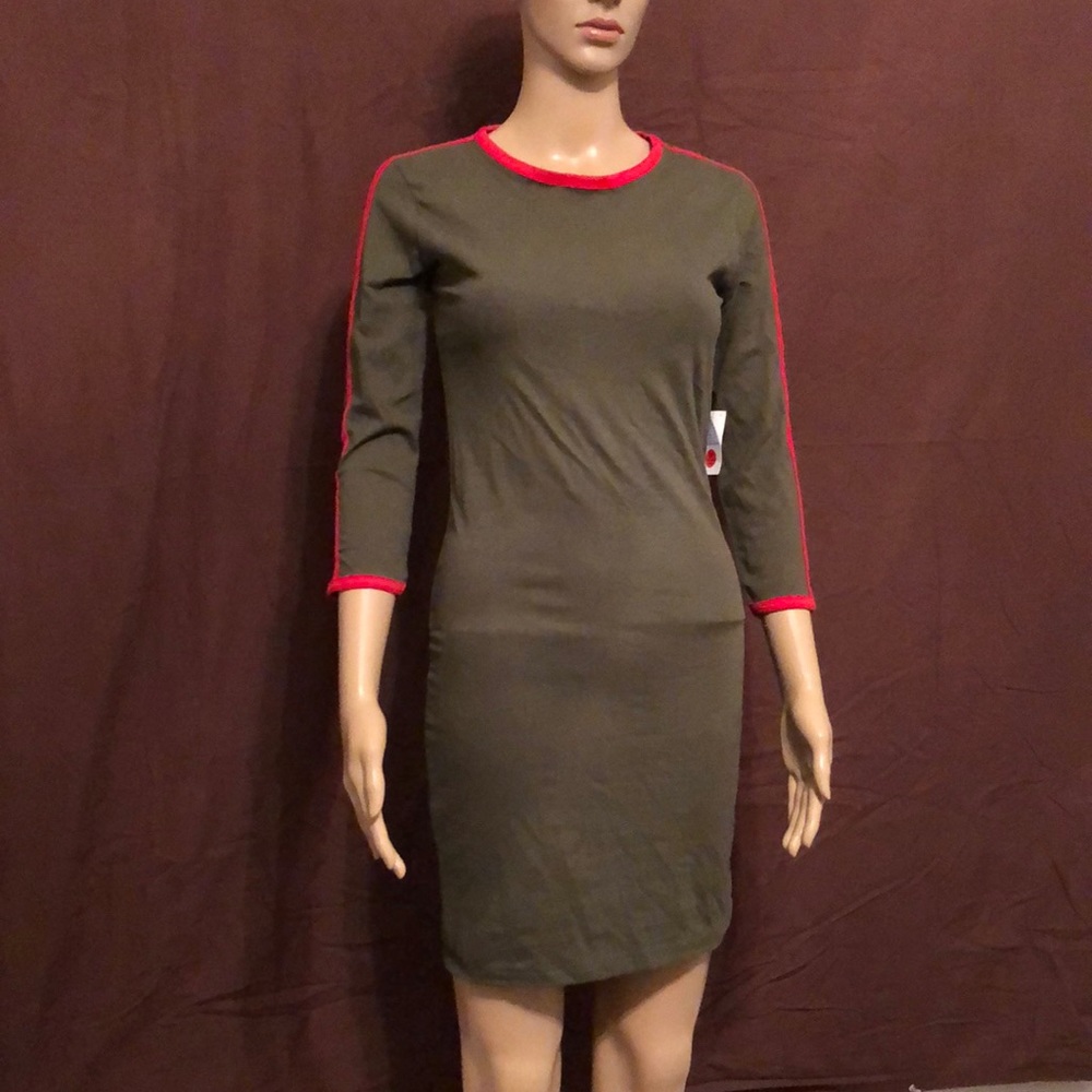 Olive Pencil Dress